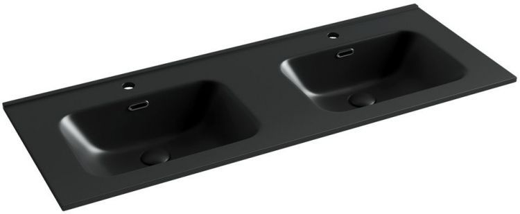 Раковина накладная SANCOS Element, черный матовый 1210х465х180мм, CN7004MB