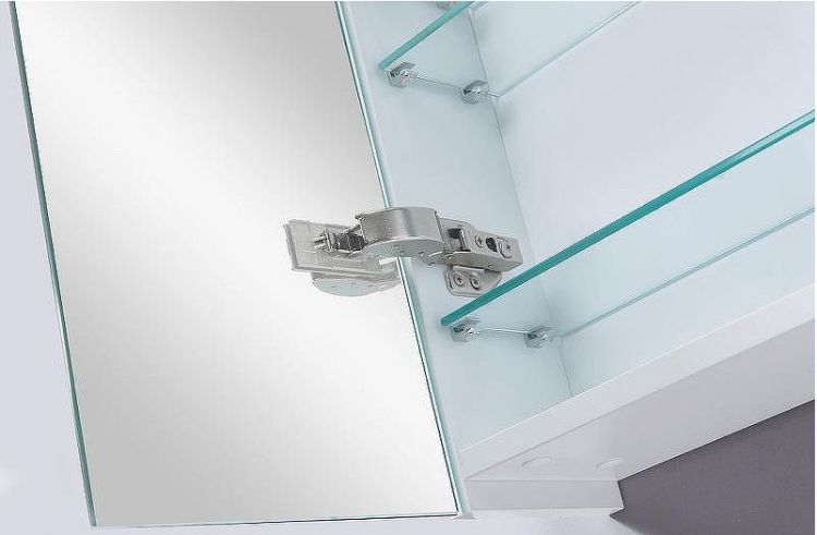 Зеркальный шкаф Orans BC-4023W 100 40231000w с подсветкой Белый глянец Зеркальный шкаф Orans BC-4023W 100 40231000w с подсветкой Белый глянец