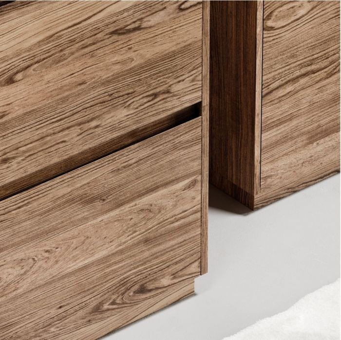 Тумба напольная под раковину SANCOS Libra Floor, дуб чарльстон 590х450х840 мм, LB60FECH