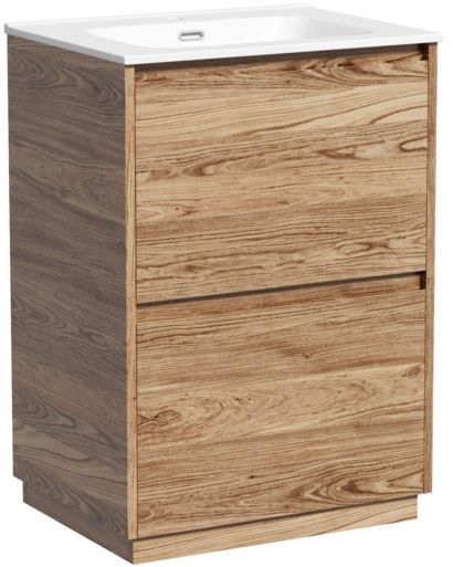 Тумба напольная под раковину SANCOS Libra Floor, дуб чарльстон 590х450х840 мм, LB60FECH