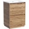 Тумба напольная под раковину SANCOS Libra Floor, дуб чарльстон 590х450х840 мм, LB60FECH