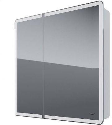 Зеркальный шкаф Dreja Point 80 99.9034 с подсветкой Белый с инфракрасным выключателем