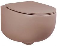 Унитаз AeT Dot 2.0 S555T0R0V6142 подвесной Розовый матовый без сиденья