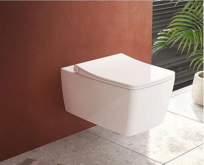 Комплект унитаза с инсталляцией Vitra Metropole 9820B003-7201 с сиденьем Микролифт и клавишей смыва Хром матовый