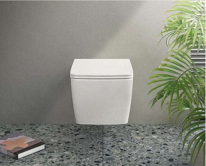 Комплект унитаза с инсталляцией Vitra Metropole 9820B003-7201 с сиденьем Микролифт и клавишей смыва Хром матовый