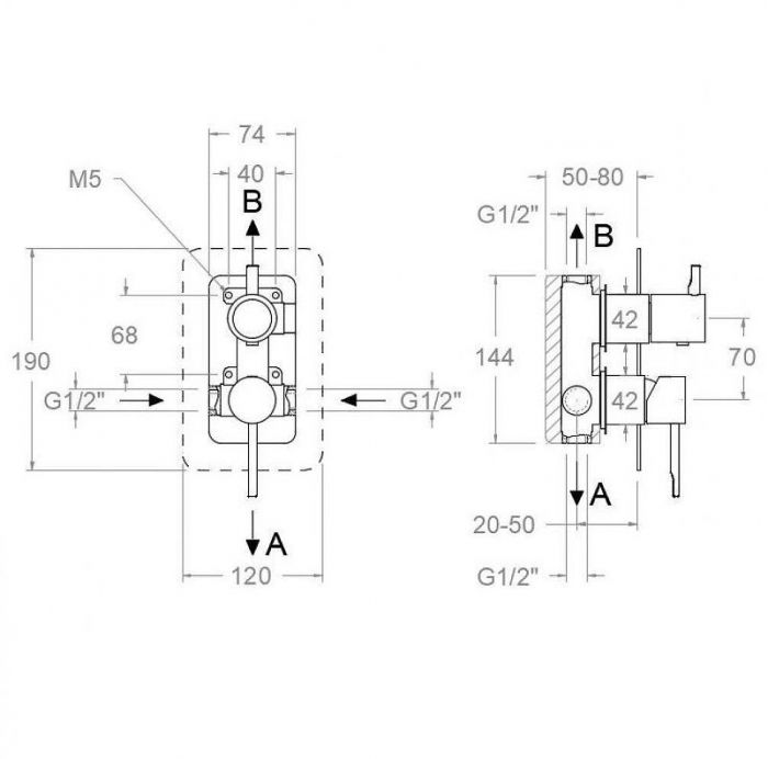 Душевая система Ramonsoler Odisea K3915121 Хром