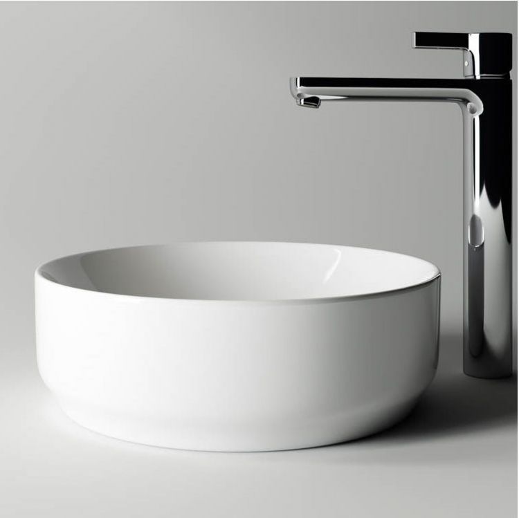 Умывальник чаша SANCOS Element накладная круглая 355x355x125мм, CN6005