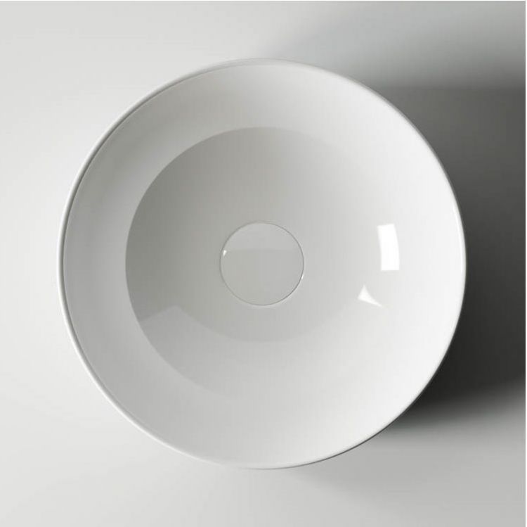 Умывальник чаша SANCOS Element накладная круглая 355x355x125мм, CN6005