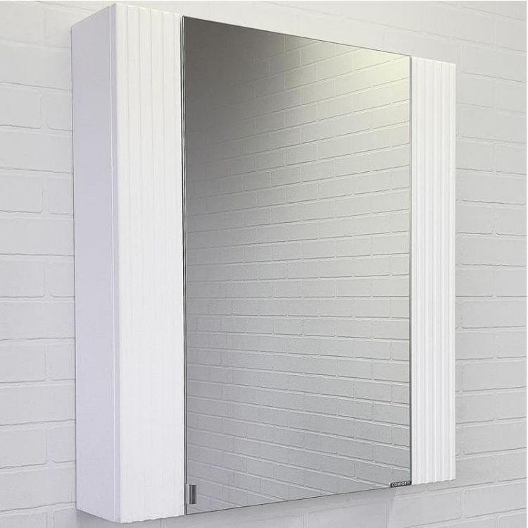 Зеркальный шкаф Comforty Лима 70 00-00006135 Белый матовый
