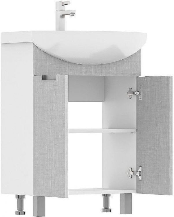 Тумба под раковину Volna Vario Sf60.2D tnVARIO.Sf60.2D-08 Софт Белая