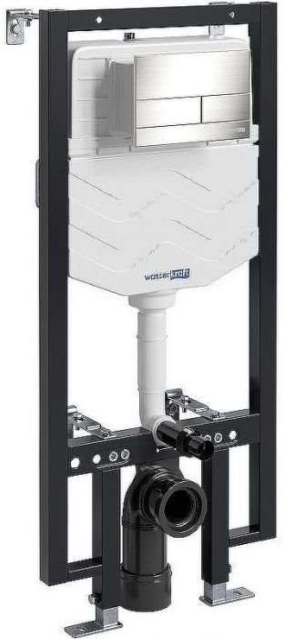 Инсталляция WasserKRAFT Vils 56TLT.010.ME.BN04 для унитаза с клавишей смыва Никель