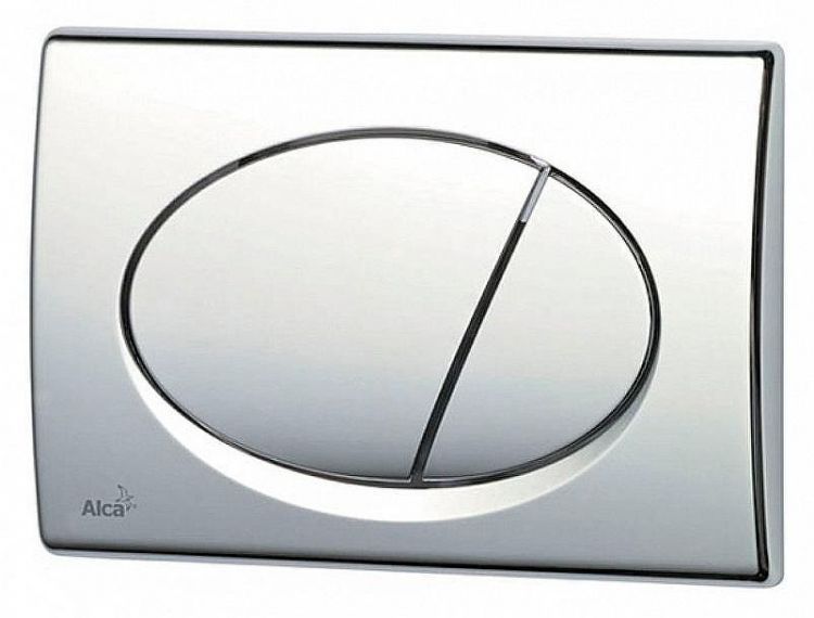 Комплект унитаза CeramaLux 2197 с инсталляцией Alcaplast Sadromodul AM101/1120-3:1 RU M71-0001 с сиденьем Микролифт и клавишей смыва Хром