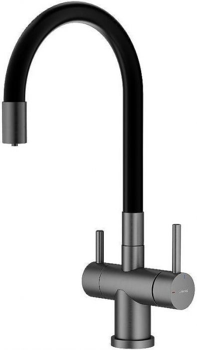 Смеситель для кухни Splenka S70.64.09 Графит матовый Черный