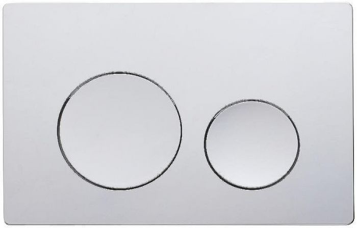 Комплект унитаза с инсталляцией Agger ATI03144+APB100 с сиденьем Микролифт и клавишей смыва Хром глянцевый