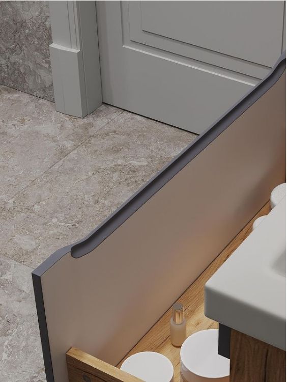 Тумба под раковину Vigo Wave 60 385 цвет Серый Дуб золотой