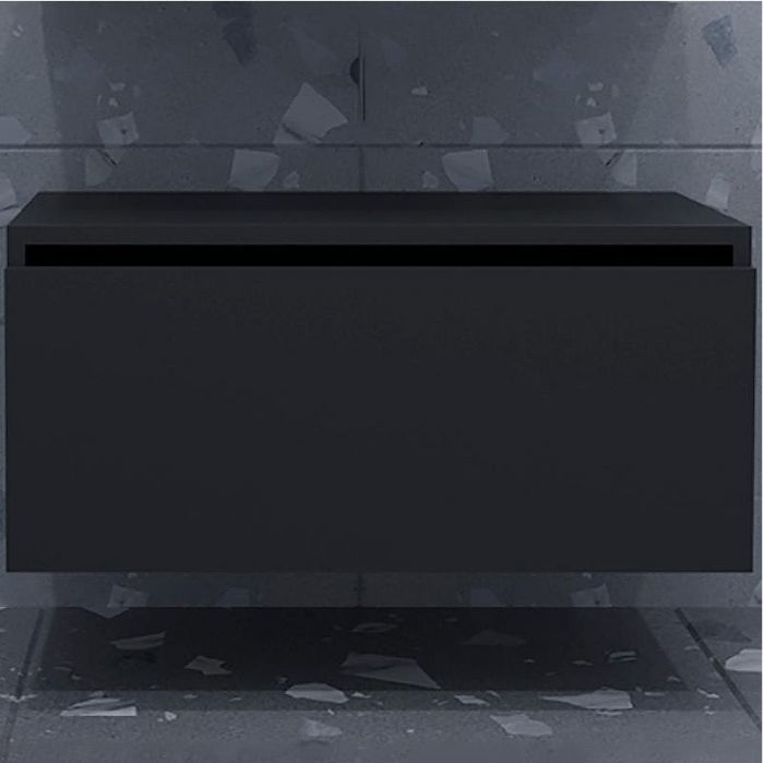 Тумба Boheme Armadi Art Vallessi UNO-S 80 897-080-A glossy подвесная Антрацит глянец