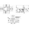 Унитаз биде Duravit D-Neo 654000012004300 подвесной с сиденьем Микролифт