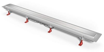 Душевой лоток Creto Uni 85 CRE-850SN-Down(CH850/S40KN) с решеткой цвет Хром