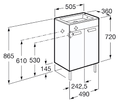 Тумба под раковину Roca Debba 50 ZRU9302709 венге