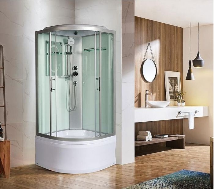 Душевая кабина WeltWasser WW500 Halle 902 90x90 10000003242 профиль Хром стекло прозрачное