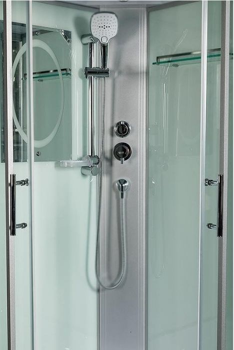 Душевая кабина WeltWasser WW500 Halle 902 90x90 10000003242 профиль Хром стекло прозрачное