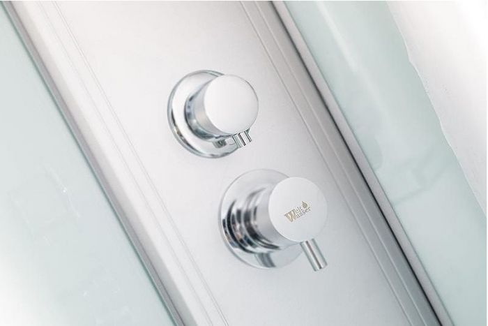 Душевая кабина WeltWasser WW500 Halle 902 90x90 10000003242 профиль Хром стекло прозрачное