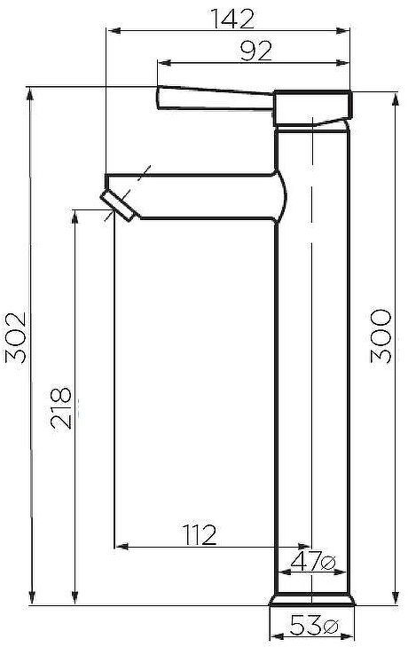 Смеситель для раковины Dorff Logic D3002102SS Нержавеющая сталь Смеситель для раковины Dorff Logic D3002102SS Нержавеющая сталь