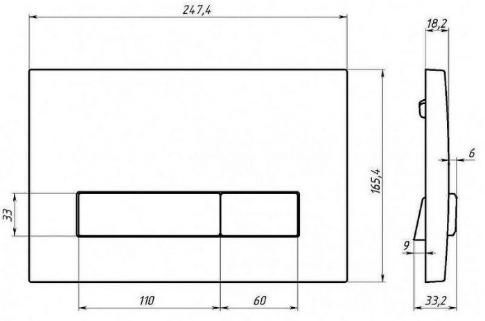 Комплект унитаза Avimano Promotion 1000080 с инсталляцией Berges Atom 410 040340 с сиденьем Микролифт и Черной матовой клавишей смыва
