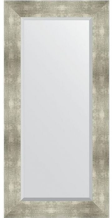 Зеркало Evoform Exclusive 116х56 BY 1150 с фацетом в багетной раме - Алюминий 90