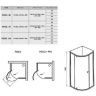 Душевой уголок Ravak Pivot PSKK3 80x80 37644100Z1 профиль Белый стекло Transparent