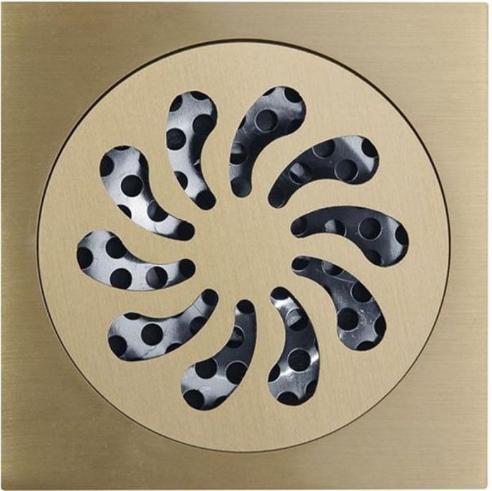 Душевой трап Veragio Canyon VR.CAN-2006.BR с решеткой Бронза