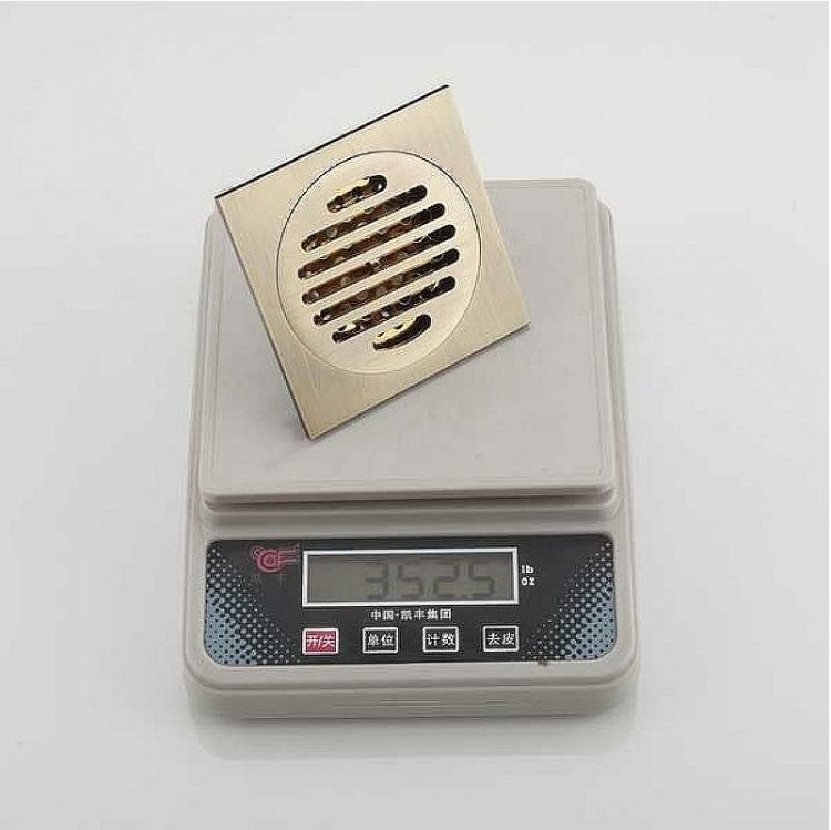 Душевой трап Gappo G81001-4 с решеткой Бронза Душевой трап Gappo G81001-4 с решеткой Бронза