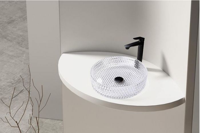 Раковина-чаша Abber Glas 40 AK2301 прозрачная