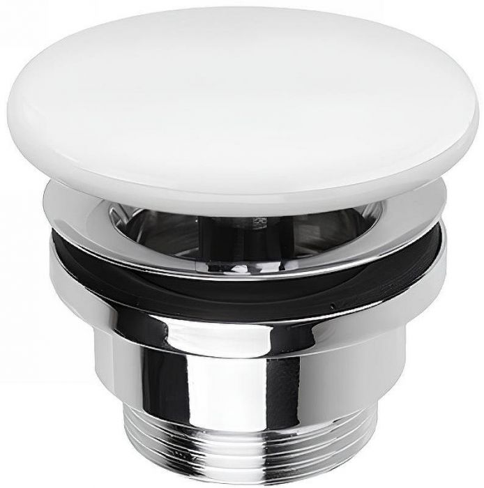 Донный клапан Simas PLCE bi matt click-clack Белый матовый