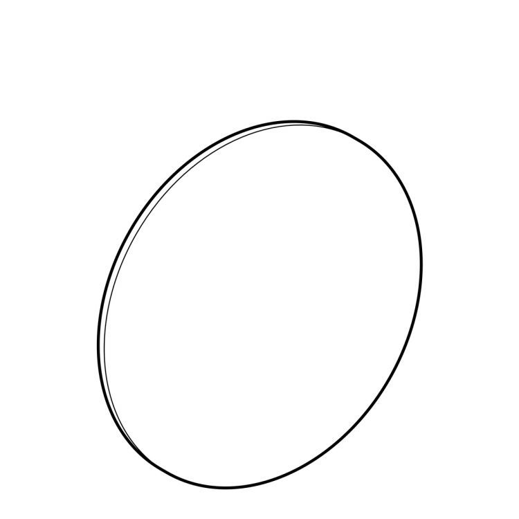 Увеличительное косметическое зеркало для зеркального шкафчика Geberit, самоклеющееся, диаметр 145 мм Увеличительное косметическое зеркало для зеркального шкафчика Geberit, самоклеющееся, диаметр 145 мм