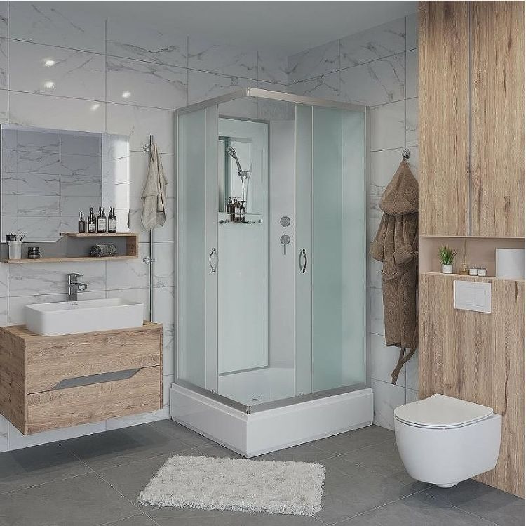 Душевая кабина Niagara Classic 90x80 NG-33984-14QBK без гидромассажа