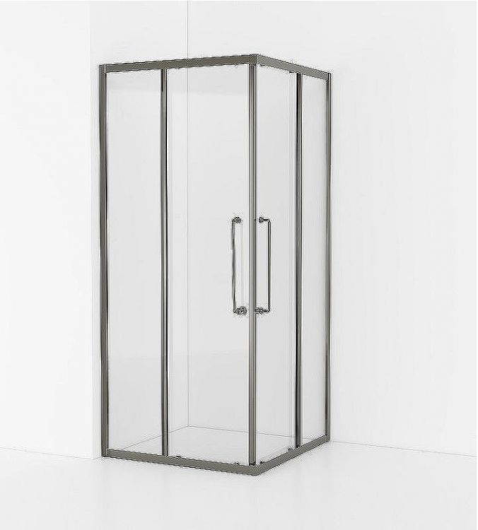 Душевой уголок Cezares Relax-304 90x90 RELAX-304-A-2-90-C-GM профиль Оружейная сталь стекло прозрачное Душевой уголок Cezares Relax-304 90x90 RELAX-304-A-2-90-C-GM профиль Оружейная сталь стекло прозрачное
