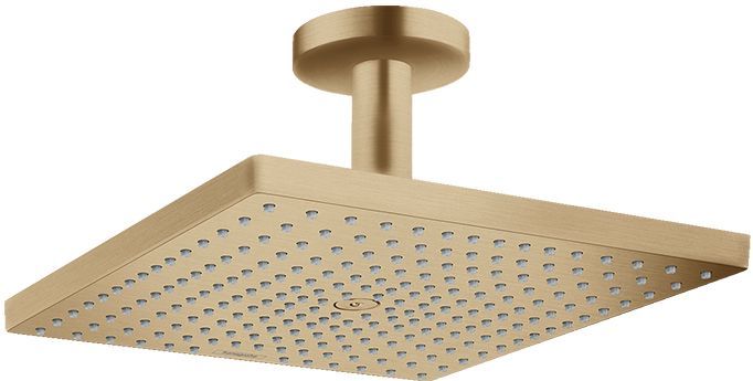 Hansgrohe Raindance Верхний душ, 30х30см, 1 jet, с потолочный держателем, цвет: шлифованная бронза