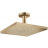 Hansgrohe Raindance Верхний душ, 30х30см, 1 jet, с потолочный держателем, цвет: шлифованная бронза