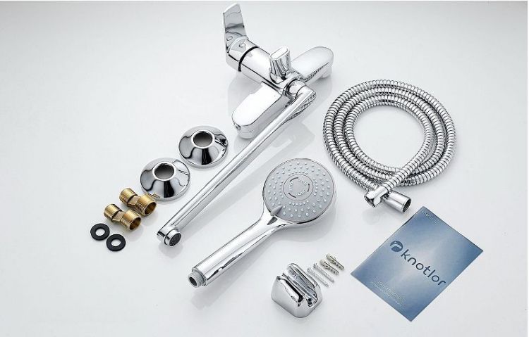 Смеситель для ванны Knotlor Ecoflow KN-13 универсальный цвет Хром