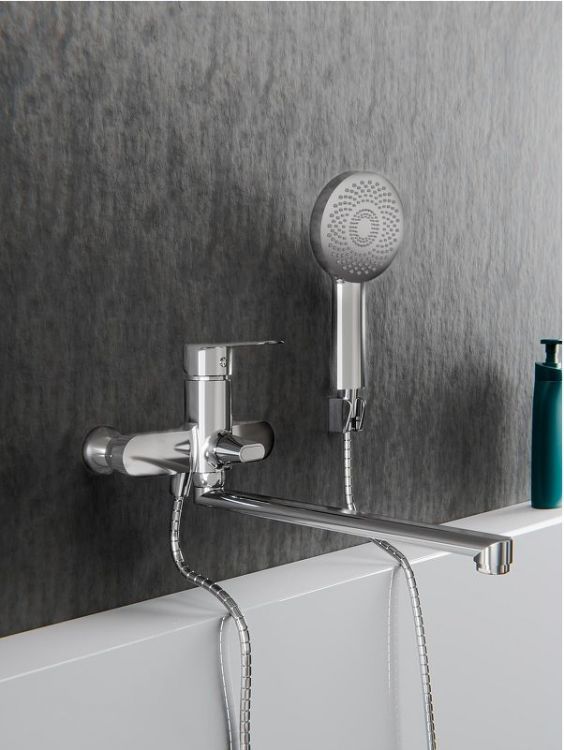 Смеситель для ванны Knotlor Ecoflow KN-13 универсальный цвет Хром