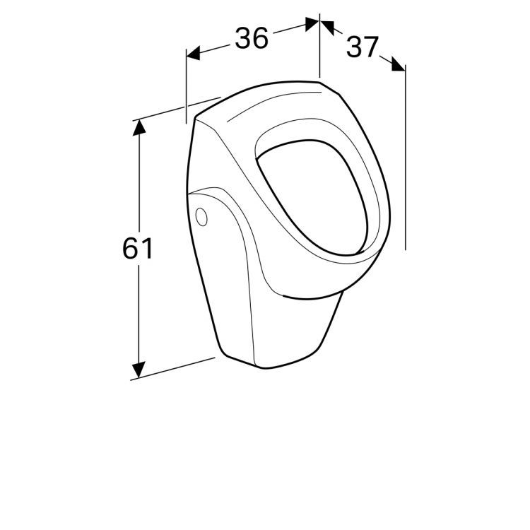Писсуар Geberit Renova Nr.1, 235300000