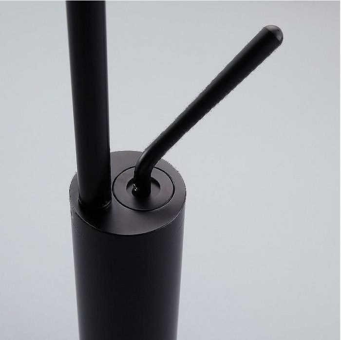 Комплект раковины-чаши Bronze de Luxe 50 1395 со смесителем Scandi 9015B Черная с золотым ободом