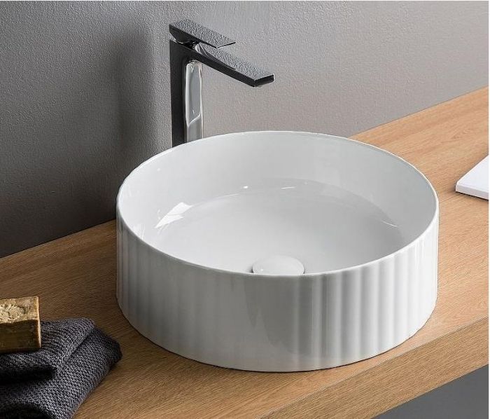 Раковина Artceram Millerighe 44 OSL010 17 00 Черная матовая