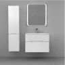 Тумба под раковину Jorno Modul 80 Mоl.01.77/P/W подвесная Белый глянец Тумба под раковину Jorno Modul 80 Mоl.01.77/P/W подвесная Белый глянец