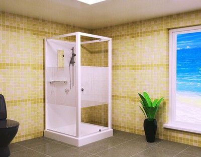 Душевая кабина RGW Andaman OLB-207 90 см, профиль белый Душевая кабина RGW Andaman OLB-207 90 см, профиль белый