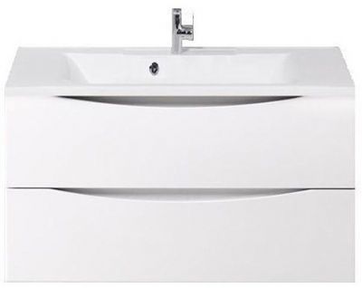 Тумба под раковину BelBagno Marino 75 MARINO-750-2C-SO-BL-P подвесная Bianco Lucido