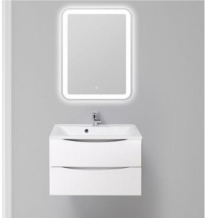 Тумба под раковину BelBagno Marino 75 MARINO-750-2C-SO-BL-P подвесная Bianco Lucido