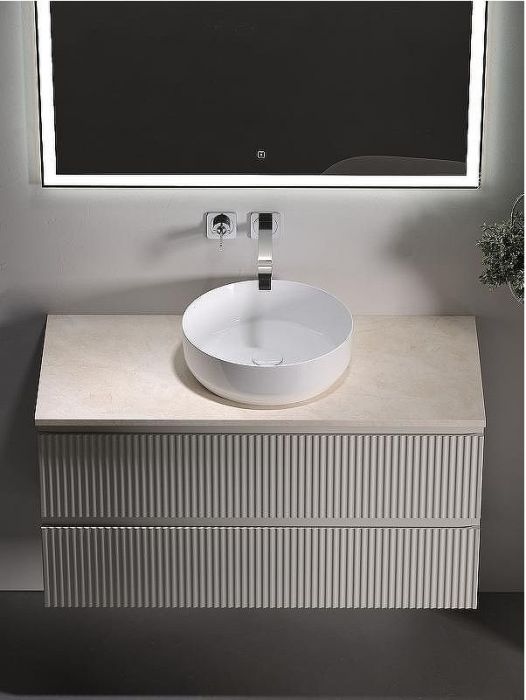 Тумба под раковину Sancos Snob R 100 SNR100CE подвесная Beige Soft