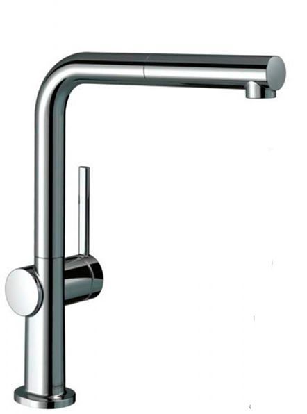 Hansgrohe Talis M54 Кухонный смеситель, однорычажный, с вытяжным изливом, укомплектован sBox, хром